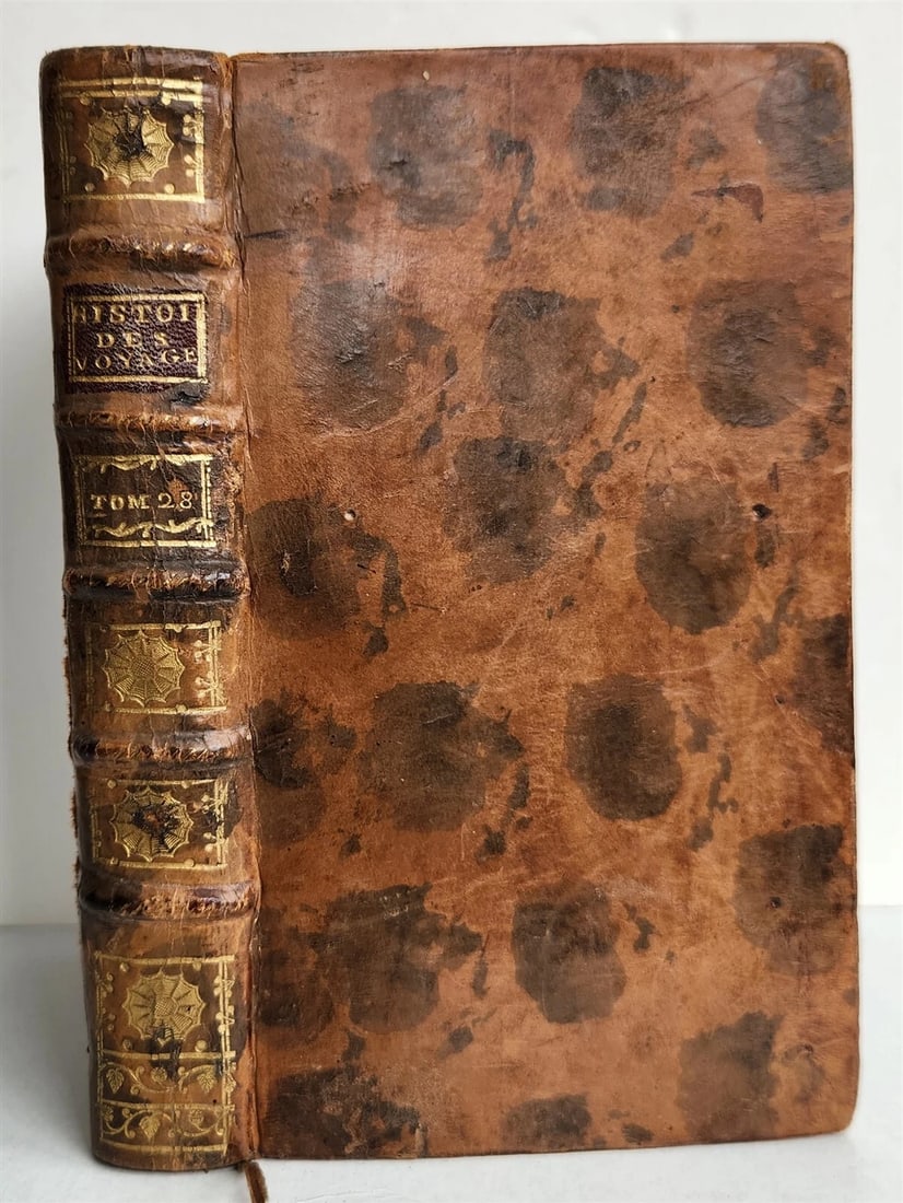 1749 HISTOIRE des VOYAGES antique vol. 28 illustrated CHINA TRAVELS - 3