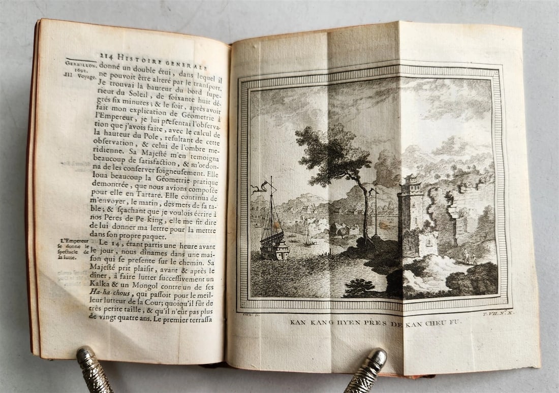 1749 HISTOIRE des VOYAGES antique vol. 28 illustrated CHINA TRAVELS - 4