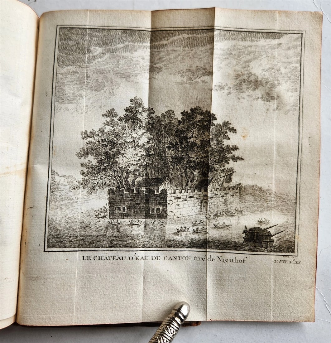 1749 HISTOIRE des VOYAGES antique vol. 28 illustrated CHINA TRAVELS - 7