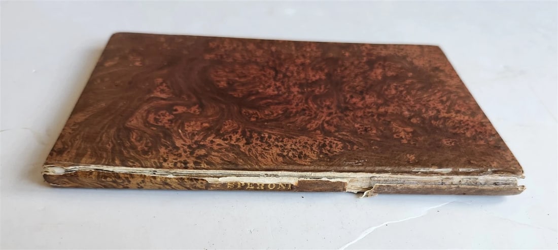 1598 DISCORSI by S. SPERONI antique 16th CENTURY in ITALIAN - 4