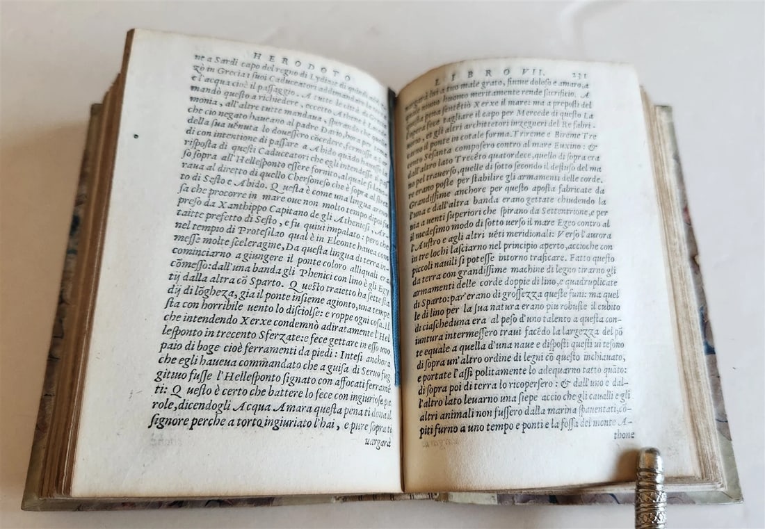 1565 HERODOT HISTORY GREECE & PERSIA WAR antique DELLE GUERRE DE GRECI et PERSI - 6
