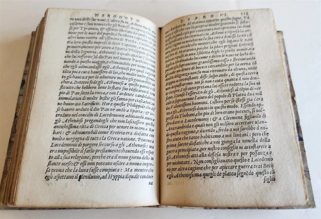 1565 HERODOT HISTORY GREECE & PERSIA WAR antique DELLE GUERRE DE GRECI et PERSI - 7