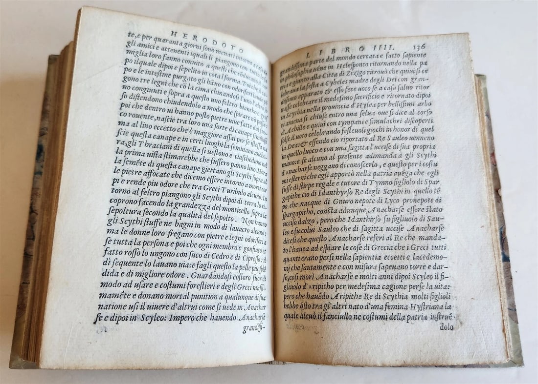 1565 HERODOT HISTORY GREECE & PERSIA WAR antique DELLE GUERRE DE GRECI et PERSI - 8