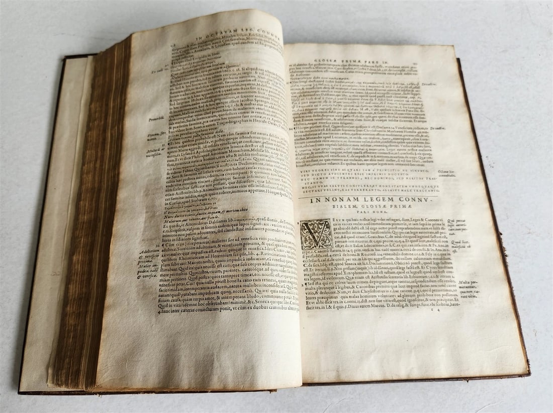 1569 WORK on LAWS of MARRIAGE by Andreas Tiraquellus antique 16th CENTURY FOLIO - 13