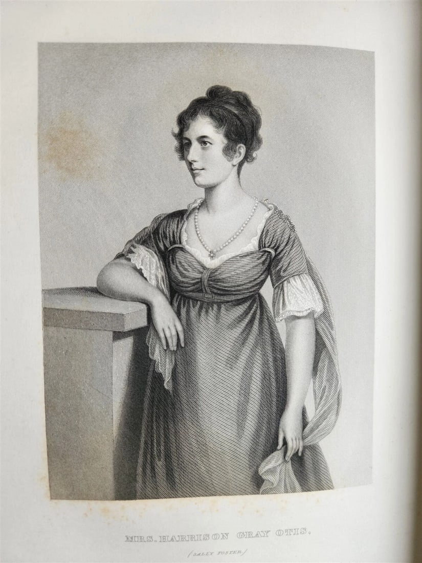 1859 REPUBLICAN COURT AMERICAN SOCIETY by R. GRISWOLD antique WOMEN PORTRAITS - 11