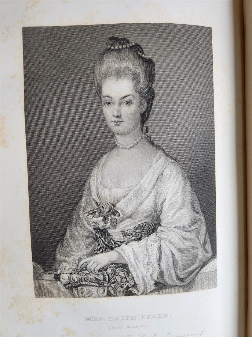 1859 REPUBLICAN COURT AMERICAN SOCIETY by R. GRISWOLD antique WOMEN PORTRAITS - 14