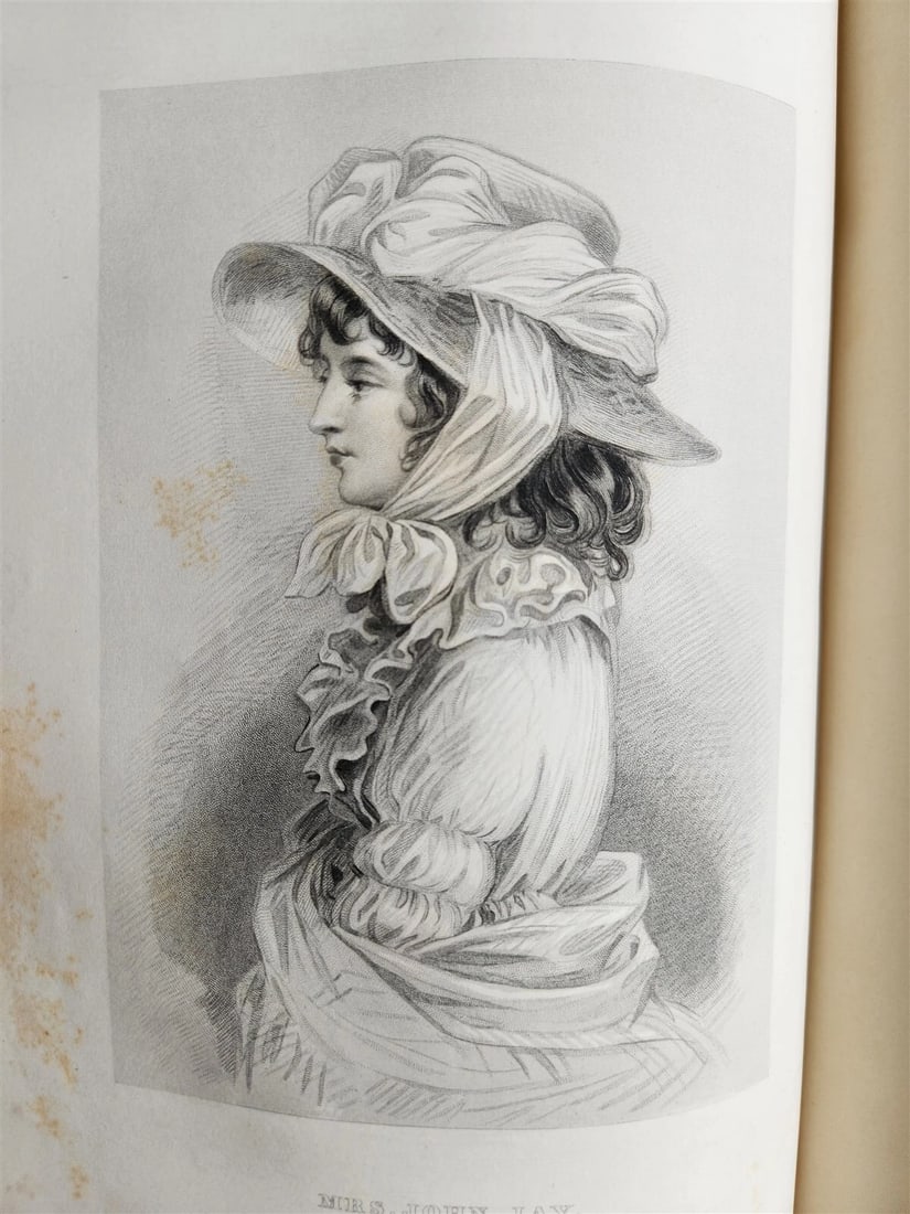 1859 REPUBLICAN COURT AMERICAN SOCIETY by R. GRISWOLD antique WOMEN PORTRAITS - 16