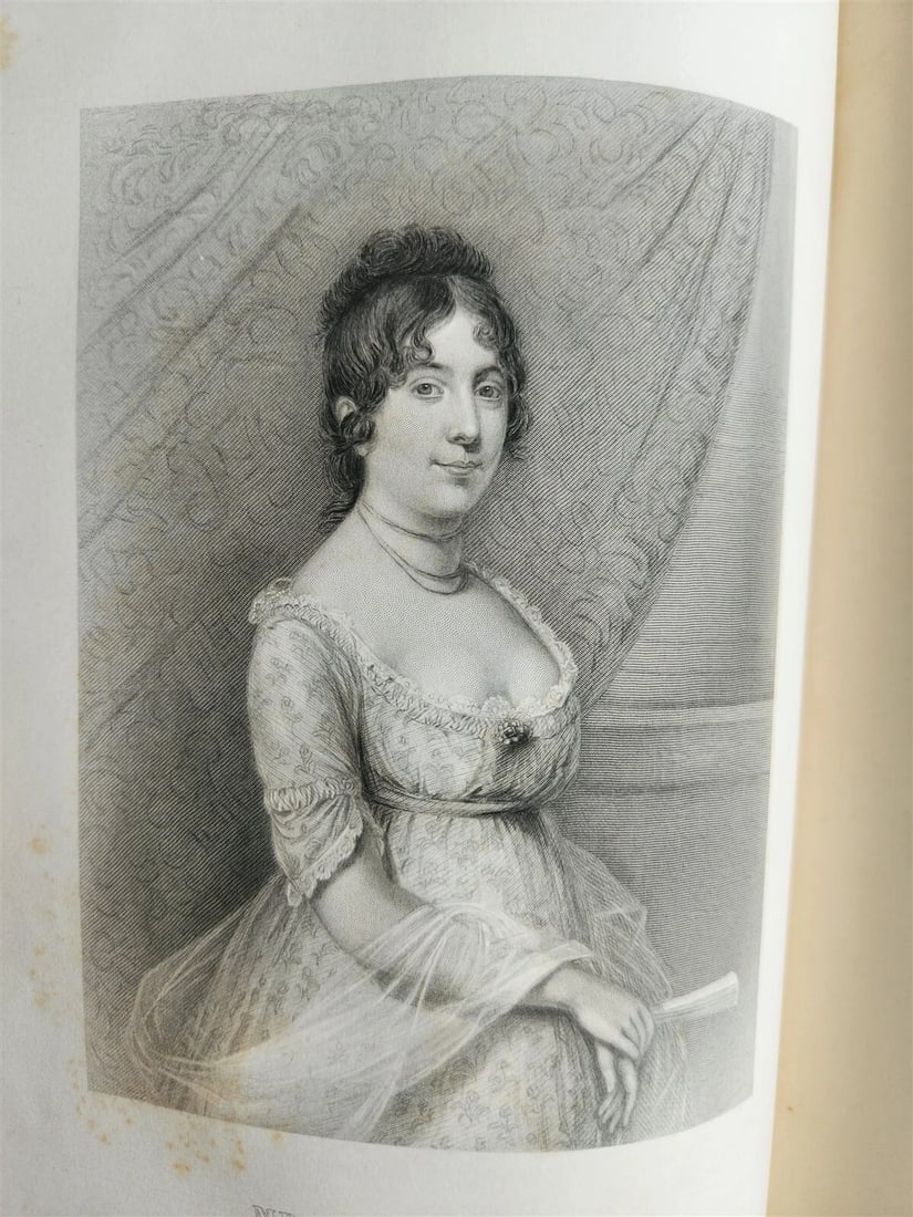 1859 REPUBLICAN COURT AMERICAN SOCIETY by R. GRISWOLD antique WOMEN PORTRAITS - 17