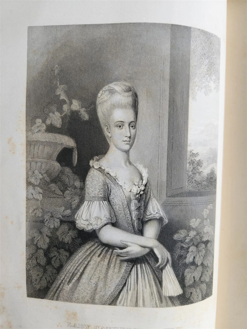 1859 REPUBLICAN COURT AMERICAN SOCIETY by R. GRISWOLD antique WOMEN PORTRAITS - 19