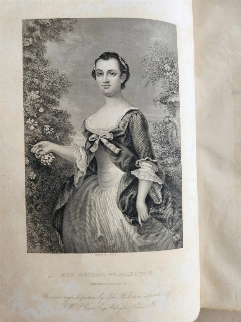 1859 REPUBLICAN COURT AMERICAN SOCIETY by R. GRISWOLD antique WOMEN PORTRAITS - 4
