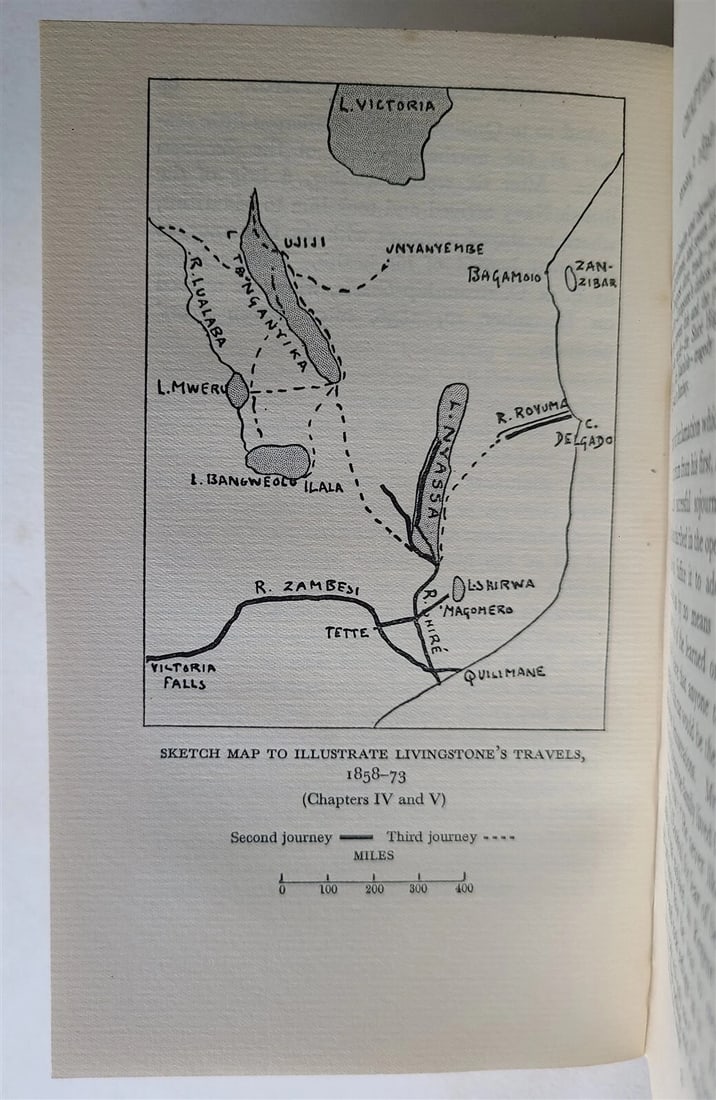 LIVINGSTONE by D.C. SOMERVELL vintage GREAT LIVES SERIES African travels w/ MAPS - 4