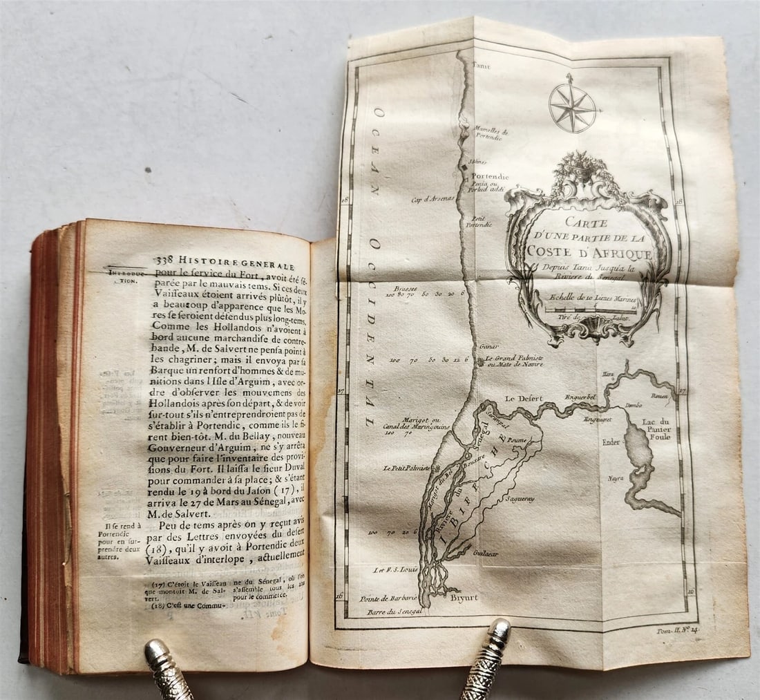 1749 HISTOIRE des VOYAGES antique VOL. 7 illustrated TRAVELS to AFRICA - 13