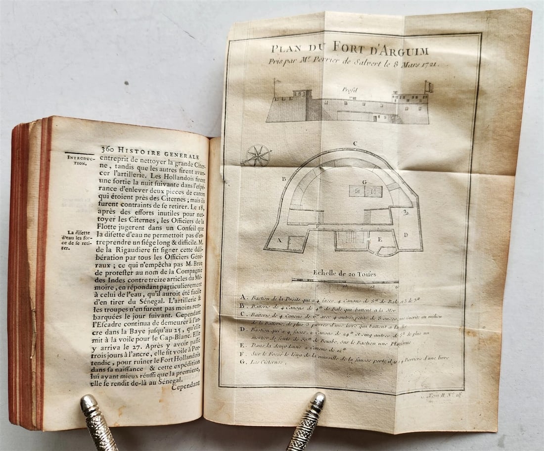 1749 HISTOIRE des VOYAGES antique VOL. 7 illustrated TRAVELS to AFRICA - 14