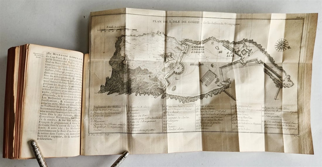 1749 HISTOIRE des VOYAGES antique VOL. 7 illustrated TRAVELS to AFRICA - 17