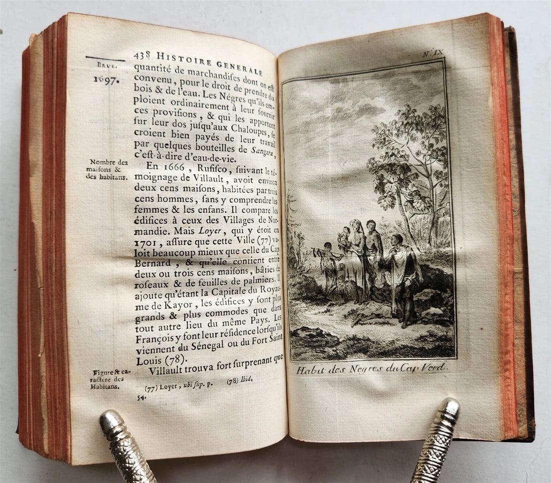 1749 HISTOIRE des VOYAGES antique VOL. 7 illustrated TRAVELS to AFRICA - 19