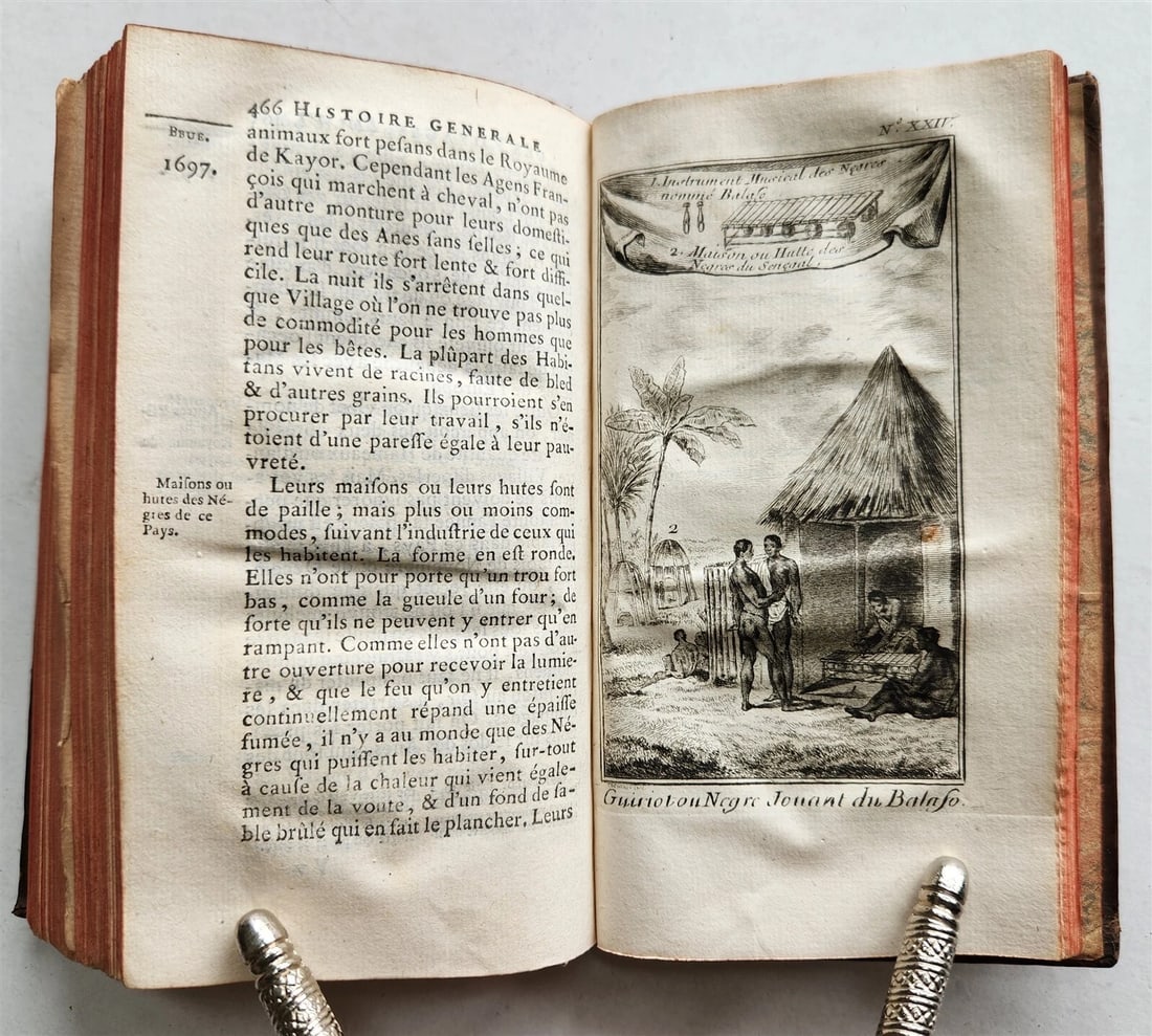 1749 HISTOIRE des VOYAGES antique VOL. 7 illustrated TRAVELS to AFRICA - 20