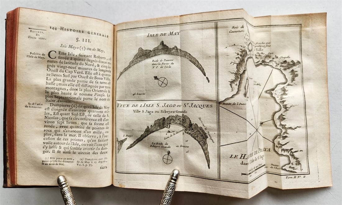 1749 HISTOIRE des VOYAGES antique VOL. 7 illustrated TRAVELS to AFRICA - 6