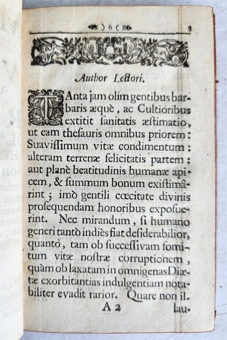 1731 MEDICINA ... diaetaetico-prophylactico antique by F. Habersack - 5