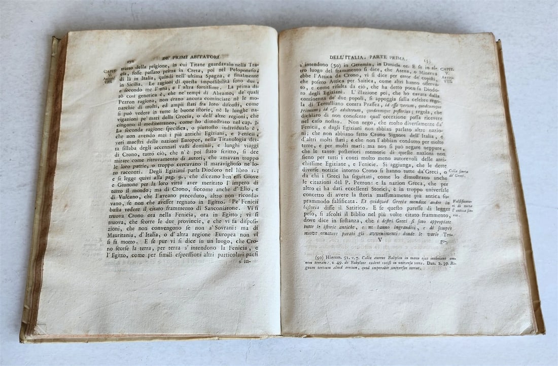 1769 FIRST INHABITANTS of ITALY by STANISLAO BARDETTI antique VELLUM BOUND - 14
