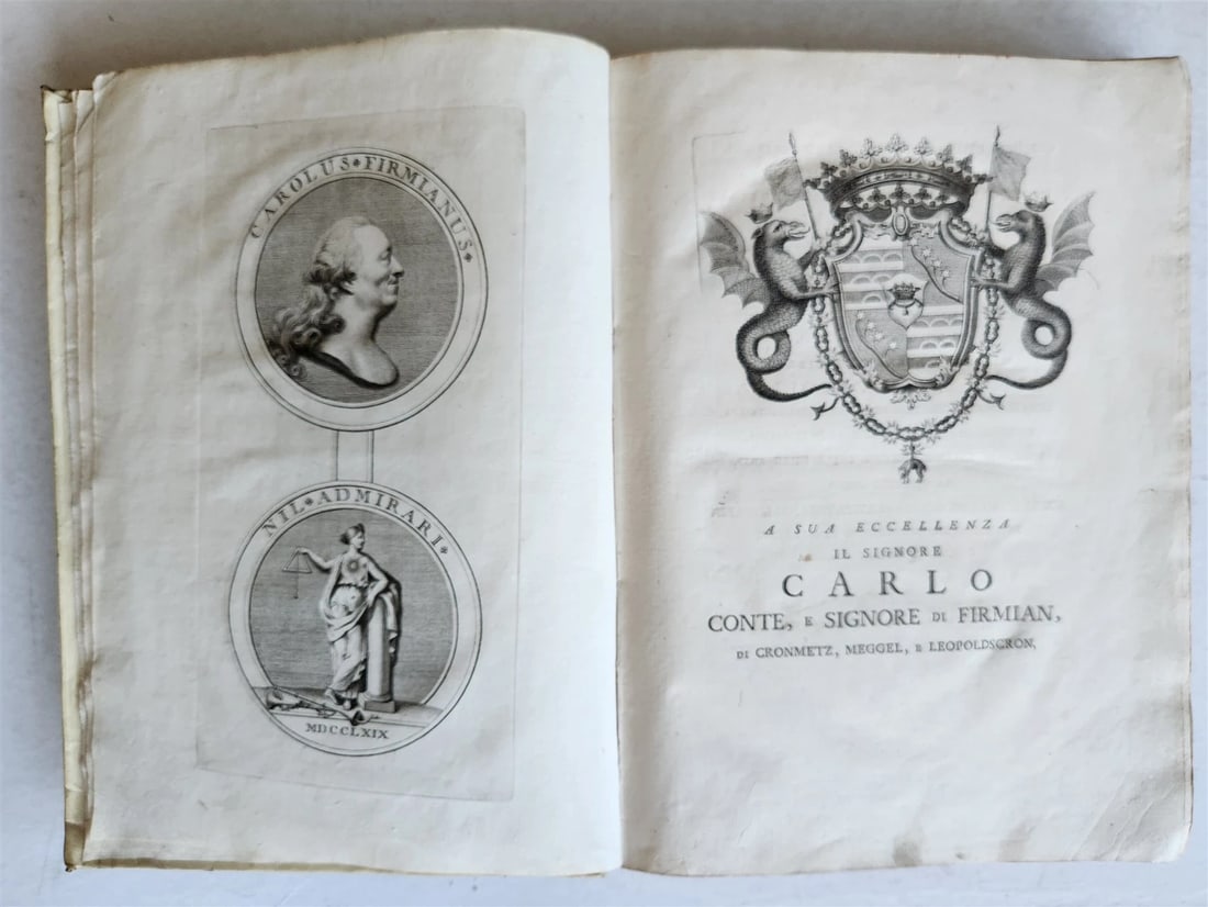 1769 FIRST INHABITANTS of ITALY by STANISLAO BARDETTI antique VELLUM BOUND - 2