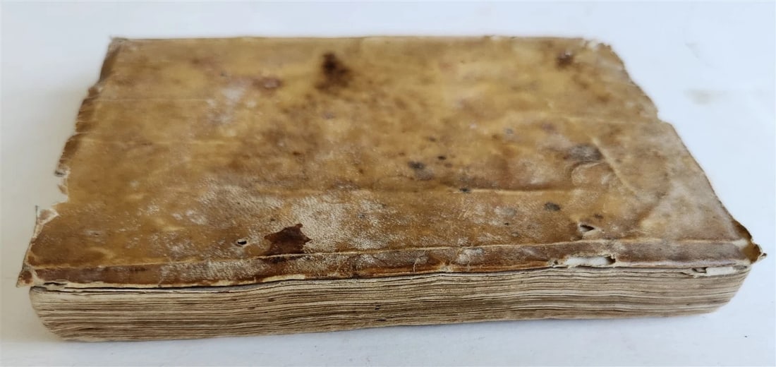 1572 METHOD of READING ABBREVIATIONS in CIVIL & CANON LAW antique VELLUM BOUND - 8