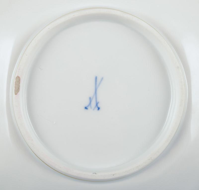 Meissen, Germany, two square porcelain bowls. Approx. 1920s - 8