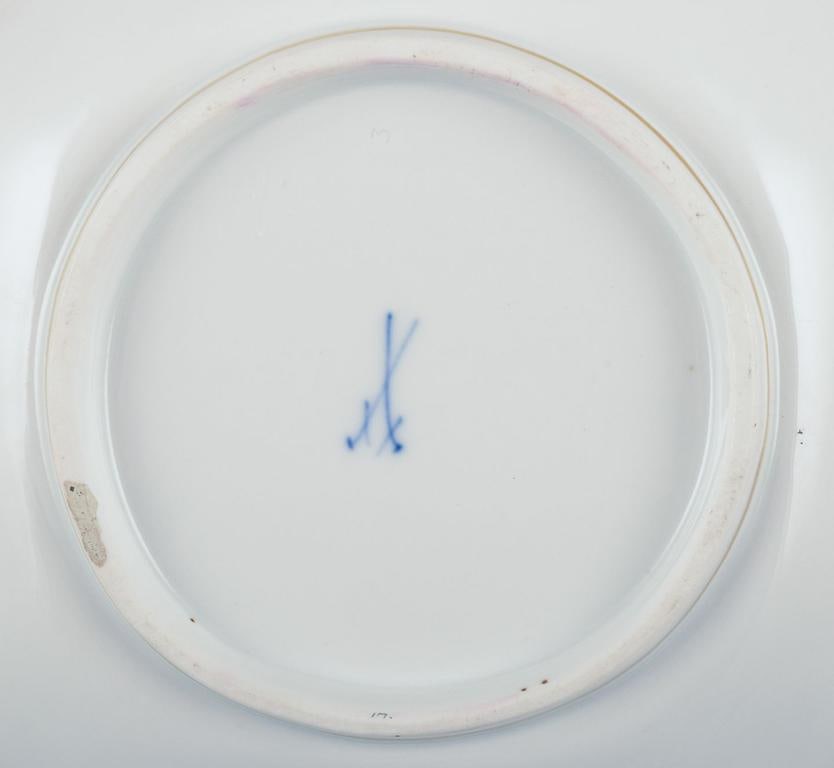 Meissen, Germany, two square porcelain bowls. Approx. 1920s - 9