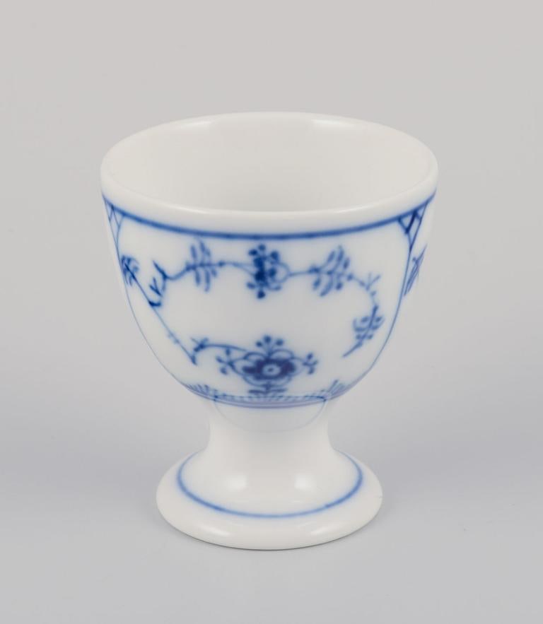 Royal Copenhagen Blue Fluted Half Lace. Six egg cups. Early 20th C. - 2
