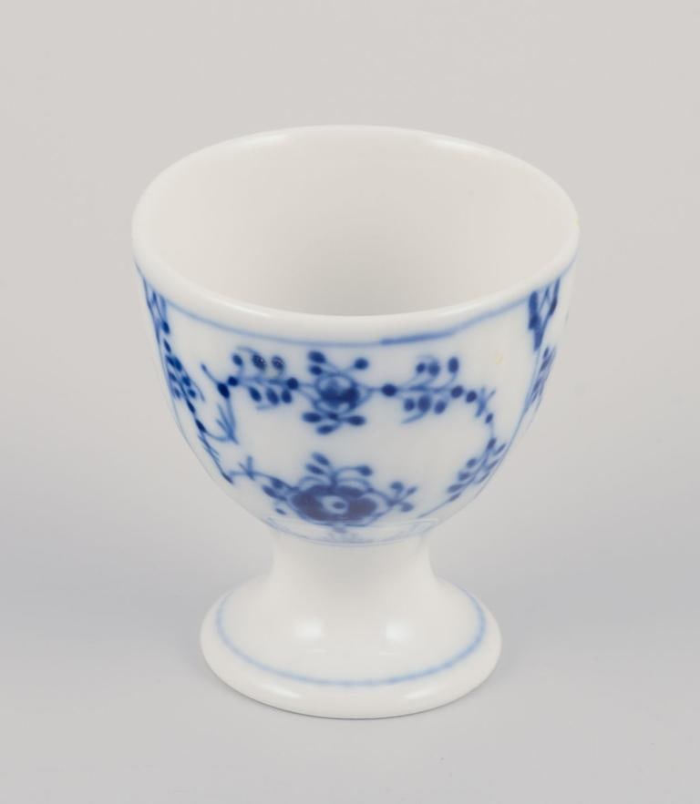 Royal Copenhagen Blue Fluted Half Lace. Six egg cups. Early 20th C. - 5