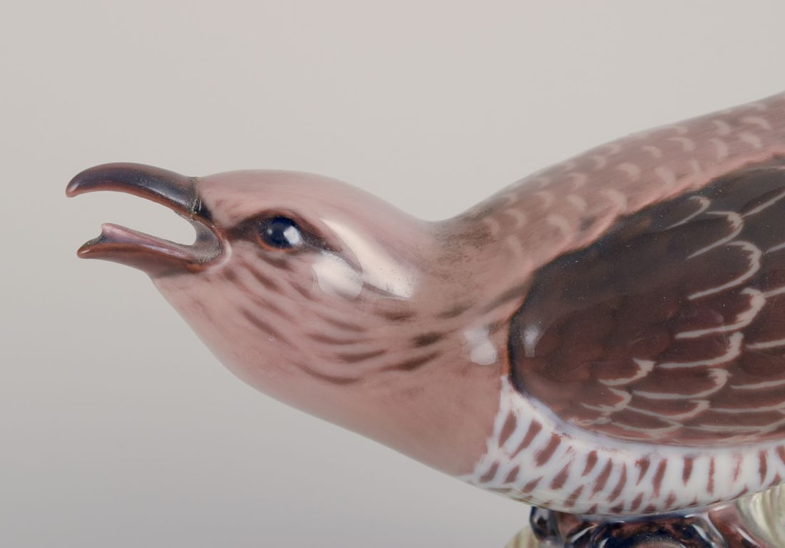 Dahl Jensen porcelain figurine of a cuckoo. - 5