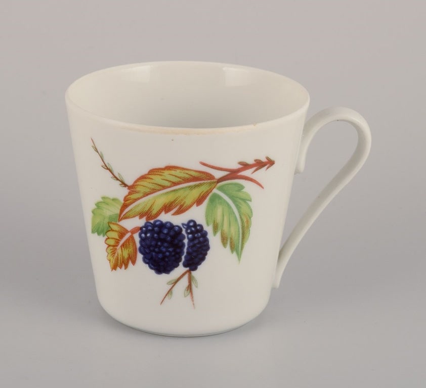 Danild/Lyngby, Denmark. "Picnic". Four porcelain coffee cups. 1960s/1970s. - 6