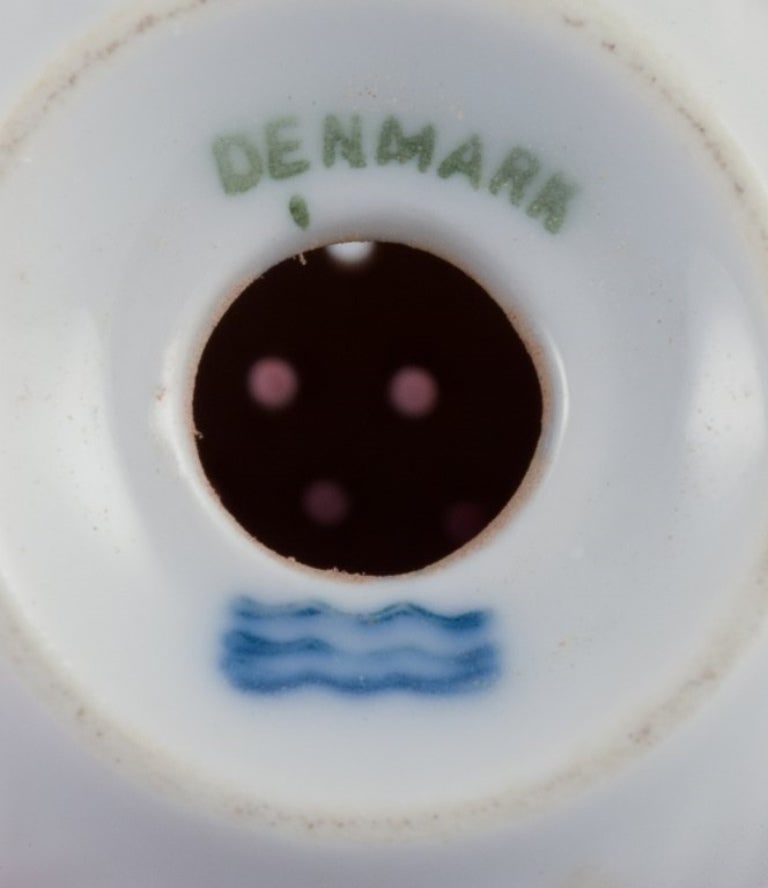 Axel Salto for Royal Copenhagen. Salt and pepper set in white porcelain. Circa 1960s. - 8