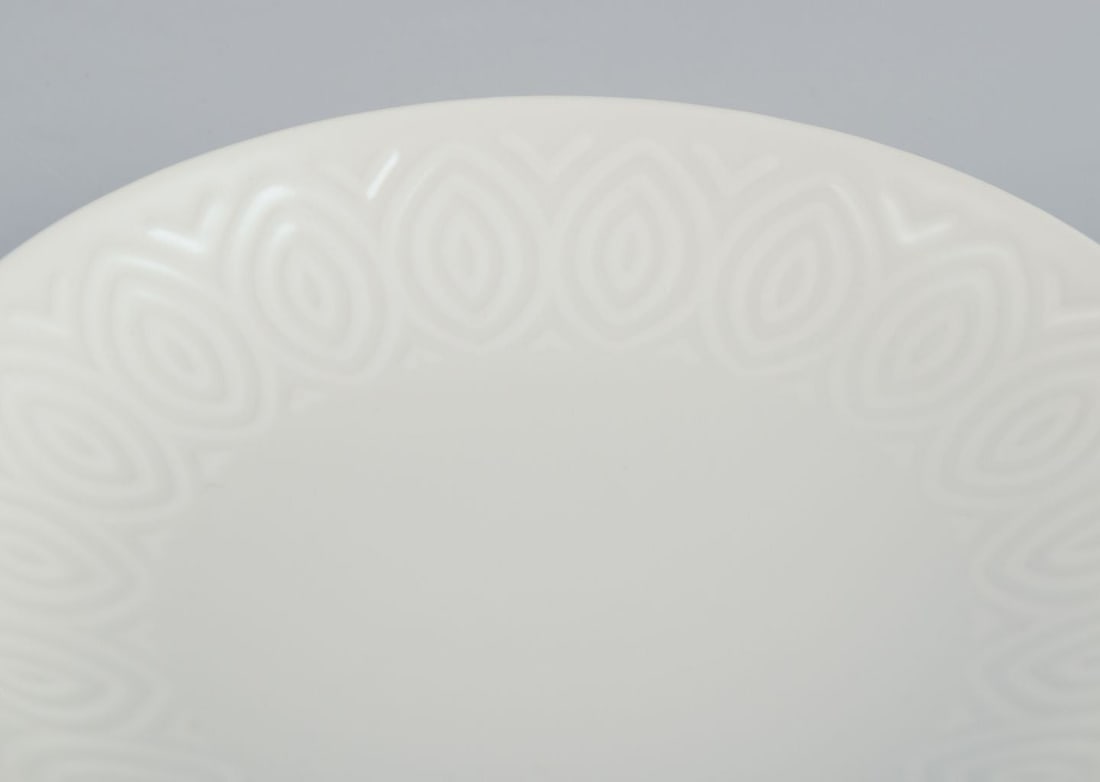 Axel Salto for Royal Copenhagen. Mustard pot and small bowl in white porcelain. Dated 1959/1961 - 5