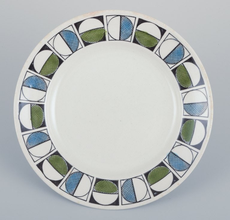 Kathie Winkle for Broadhurst, England. Set of six "Eclipse" coffee cups and six plates. - 5