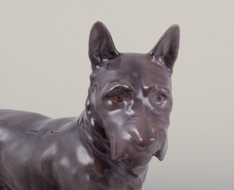 Bing & Grondahll, porcelain figurine of a Scottish Terrier. - 3
