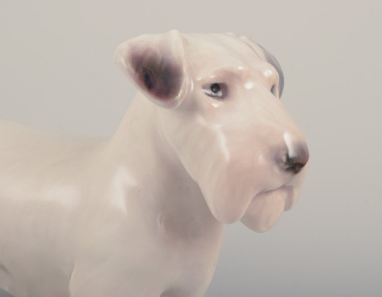 Bing & Grondahll, small porcelain figurine of a Sealyham Terrier. - 2