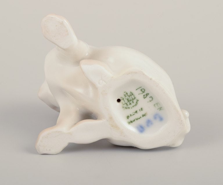 Bing & Grondahll, porcelain figurine of a Pekingese puppy. - 5