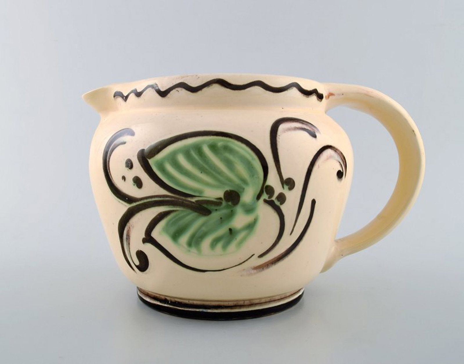 Kahler, Denmark, glazed stoneware jug. (1 of 5)