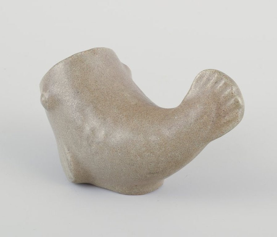 Arne Bang, Danish sculptor and ceramicist. Ceramic fish sculpture. Mid-20th century. - 4