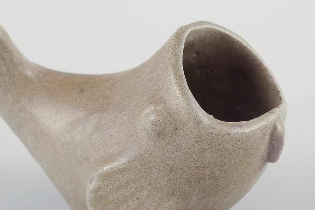 Arne Bang, Danish sculptor and ceramicist. Ceramic fish sculpture. Mid-20th century. - 5