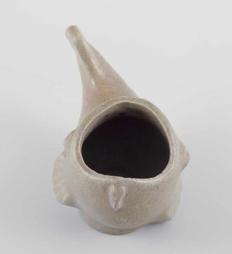 Arne Bang, Danish sculptor and ceramicist. Ceramic fish sculpture. Mid-20th century. - 6
