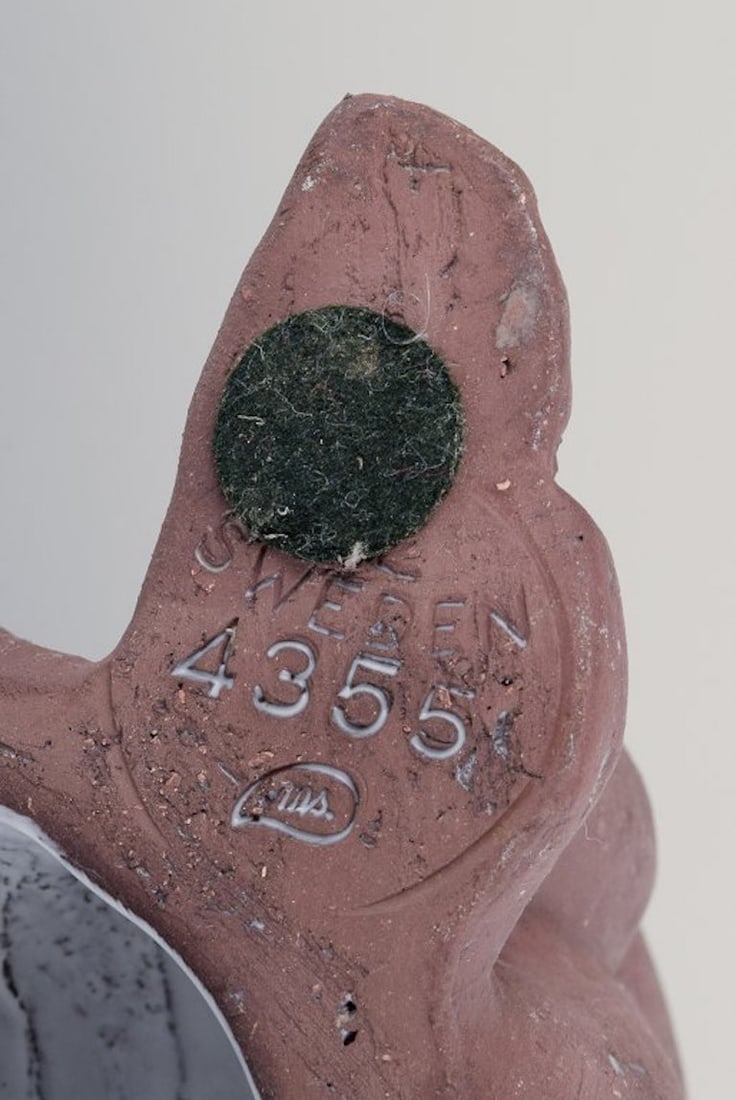 Mari Simmulson, for Upsala-Ekeby, Sweden. Rare ceramic figurine of a half-naked Tahitian woman. - 8