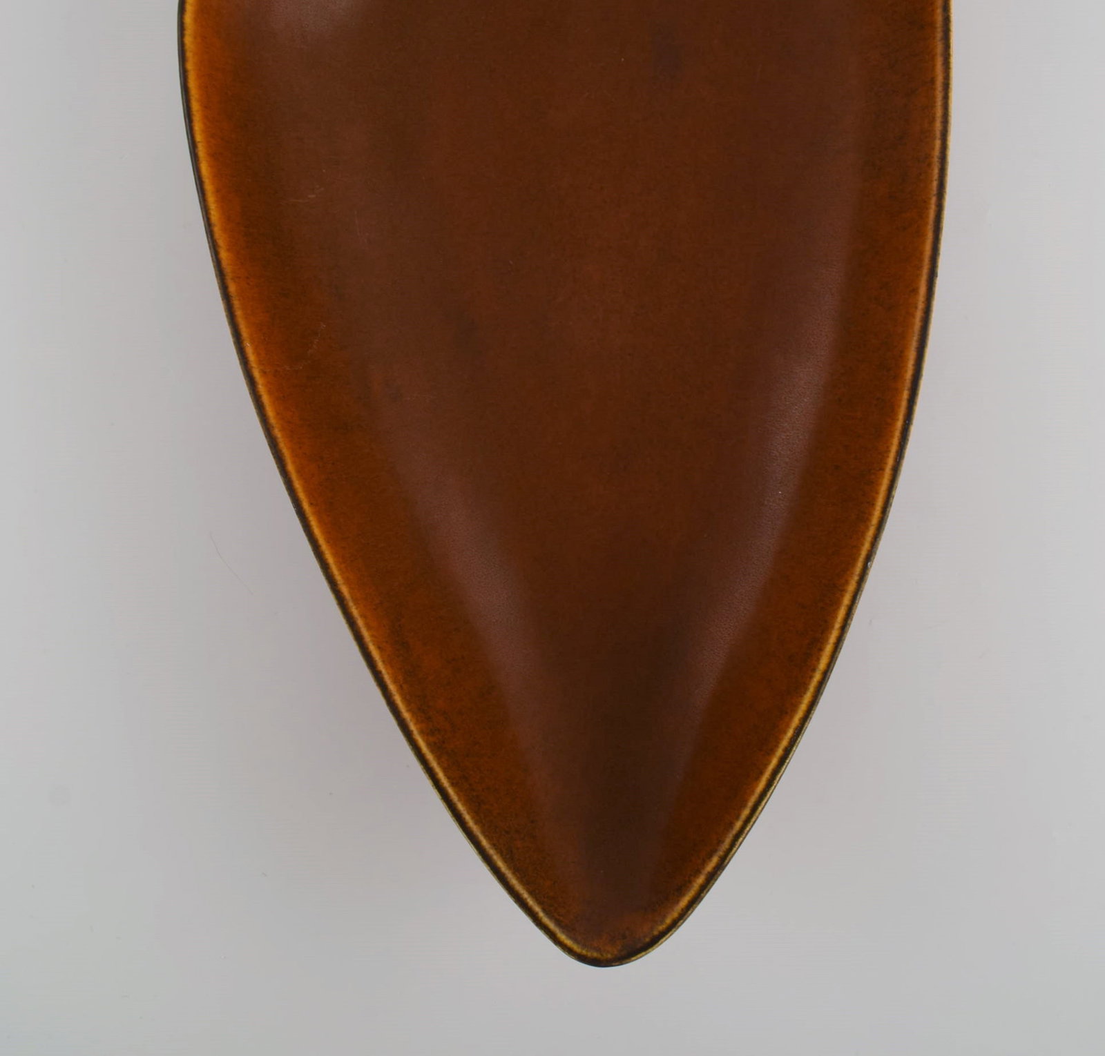 Gunnar Nylund for Nymolle. Dish / bowl in glazed ceramics. Beautiful glaze in light brown shades. - 5