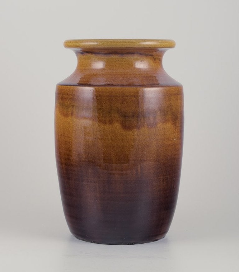 Nils Kahler for Kahler, Denmark. Large ceramic vase. 1960s. (1 of 7)