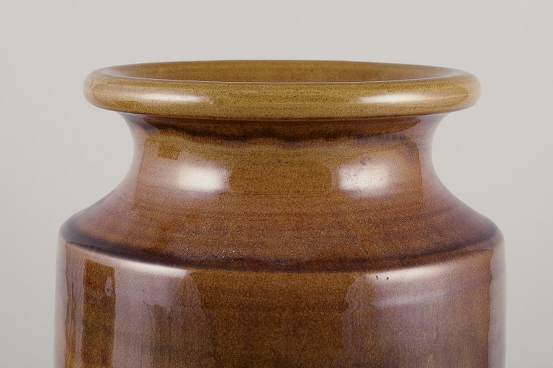 Nils Kahler for Kahler, Denmark. Large ceramic vase. 1960s. - 3