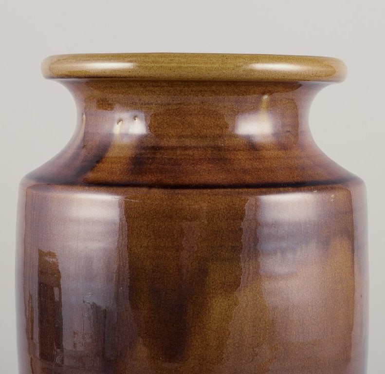Nils Kahler for Kahler, Denmark. Large ceramic vase. 1960s. - 4