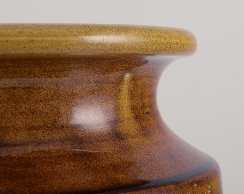 Nils Kahler for Kahler, Denmark. Large ceramic vase. 1960s. - 7