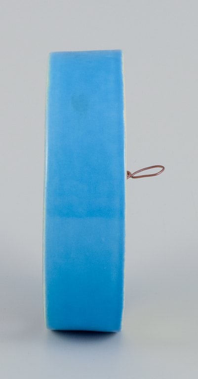 Lisa Larson for Gustavsberg, Sweden. Ceramic relief with an insect motif. Turquoise, red, and black - 6