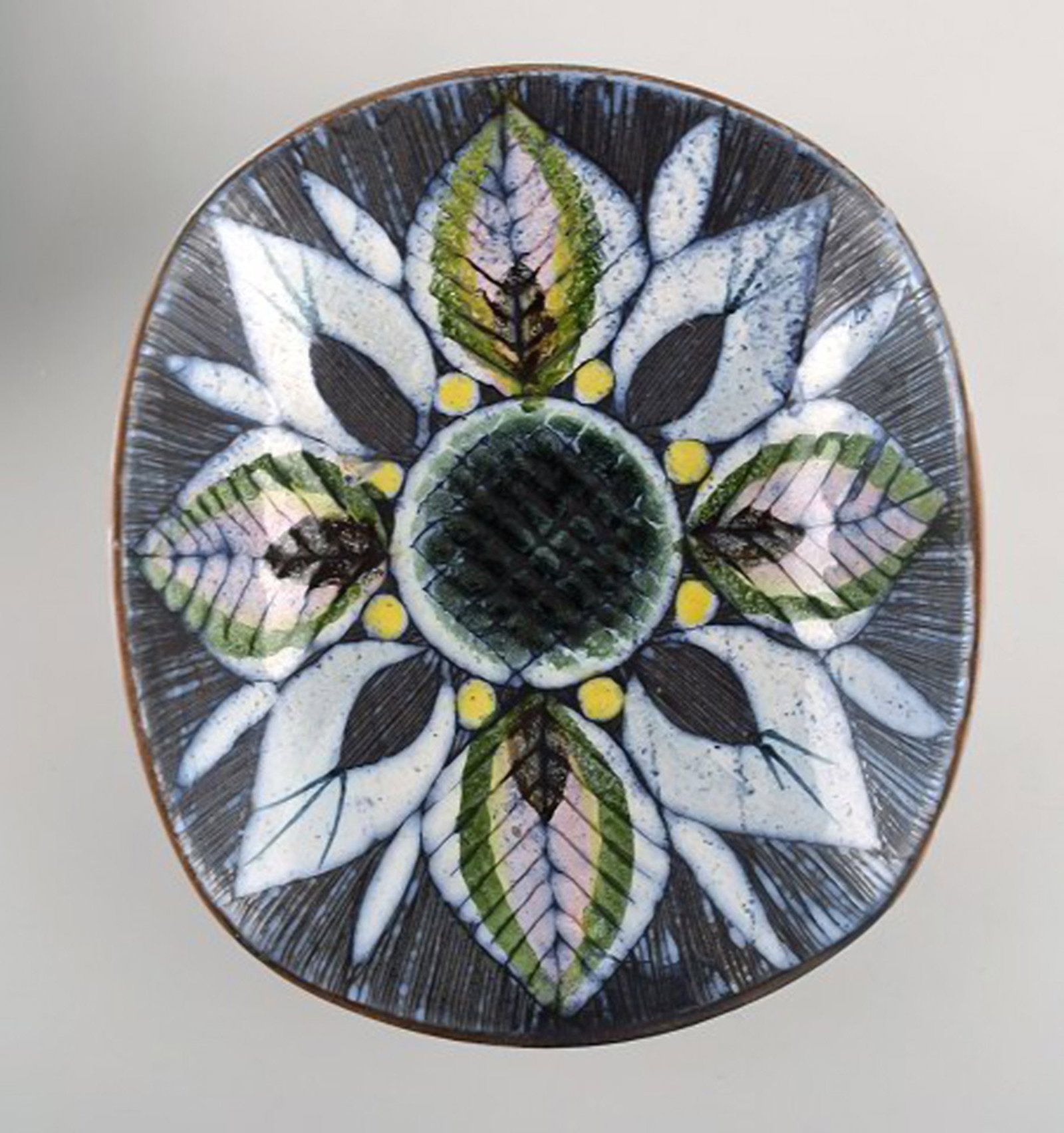 Tilgmans, Sweden. A collection of glazed ceramics decorated with girls and floral motifs. 1960s. - 6