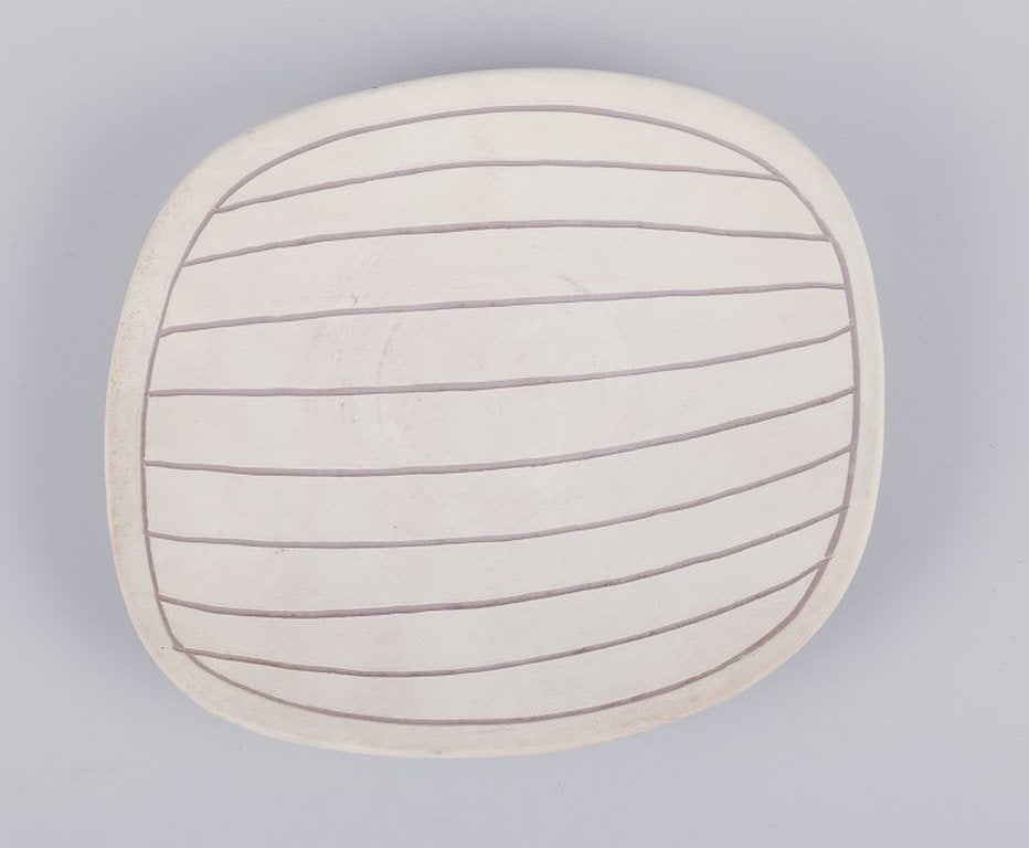 Gunnar Nylund for Nymolle, Denmark. Three unique bowls in terracotta. Mid-20th century. - 4